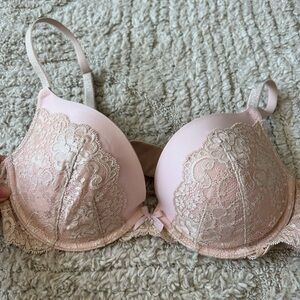 Victoria's Secret Pink Lace Push-Up Bra